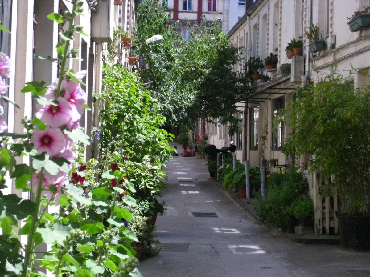 Cite Pilleux - Charming Studio In A Flowery Pedestrian Lane باريس المظهر الخارجي الصورة